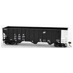 Click here to learn more about the Bowser Manufacturing Co., Inc. HO 100-Ton Hopper, C&NW/Black # 135209.