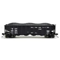 Click here to learn more about the Bowser Manufacturing Co., Inc. HO W1 4-Bay Hopper, B&O #132189.