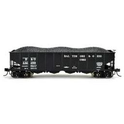 Click here to learn more about the Bowser Manufacturing Co., Inc. HO W1 4-Bay Hopper, B&O #132202.