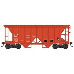 Click here to learn more about the Bowser Manufacturing Co., Inc. HO 70-Ton 2-Bay Hopper, GTW #85411.