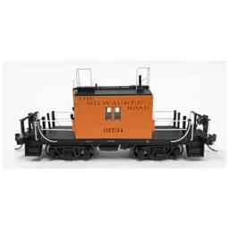 Click here to learn more about the Fox Valley Models HO Transfer Caboose, MILW/Original/Maroon #01731.