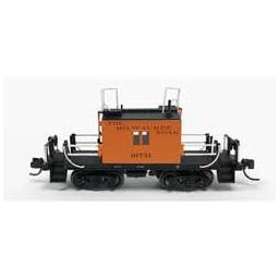 Click here to learn more about the Fox Valley Models N Transfer Caboose, MILW/Original/Maroon #01731.