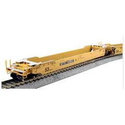 Click here to learn more about the Kato USA, Inc. HO  MAXI-IV Well Car, BNSF/Swoosh Logo #253411.