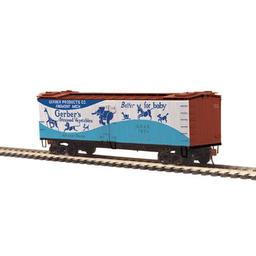 Click here to learn more about the M.T.H. Electric Trains HO R40-2 Wood Reefer, Gerber Products #1008.