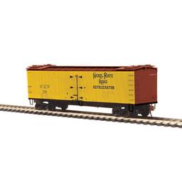 Click here to learn more about the M.T.H. Electric Trains HO R40-2 Wood Reefer, NKP #700.