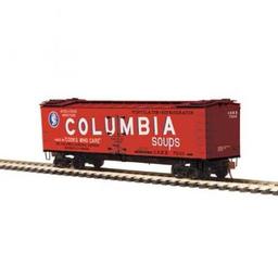 Click here to learn more about the M.T.H. Electric Trains HO R40-2 Wood Reefer, Columbia Soups #7502.
