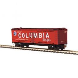 Click here to learn more about the M.T.H. Electric Trains HO R40-2 Wood Reefer, Columbia Soups #7501.