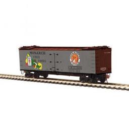 Click here to learn more about the M.T.H. Electric Trains HO R40-2 Wood Reefer, Monarch #14292.