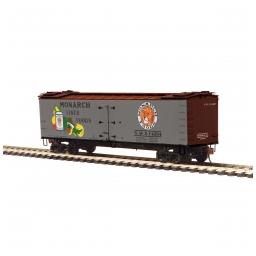 Click here to learn more about the M.T.H. Electric Trains HO R40-2 Wood Reefer, Monarch #14294.