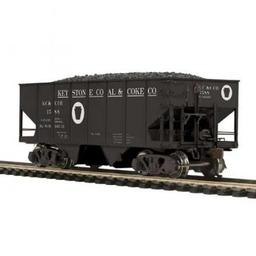 Click here to learn more about the M.T.H. Electric Trains HO USRA 55-Ton Steel Twin Hopper, Keystone #1588.