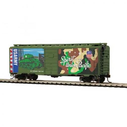 M.T.H. Electric Trains HO 40'' PS-1 Box, US Army/Spirit of UP