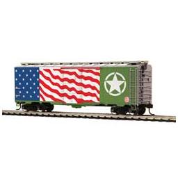 Click here to learn more about the M.T.H. Electric Trains HO 40'' PS-1 Box, KCS/Army.