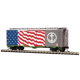 Click here to learn more about the M.T.H. Electric Trains HO 40'' PS-1 Box, KCS/Navy.