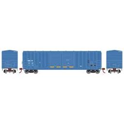 Click here to learn more about the Roundhouse HO 50'' FMC 5283 Double Door Box, MD&W #8092.