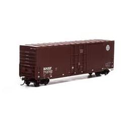 Click here to learn more about the Roundhouse HO 50'' Smooth HC Plug Box, BNSF/Round Logo #712702.