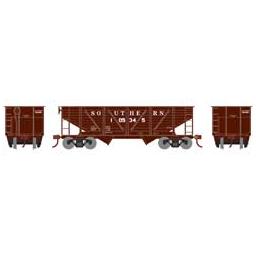 Click here to learn more about the Roundhouse HO 34'' 2-Bay Hopper w/Coal Load, SOU #105345.