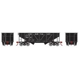 Click here to learn more about the Athearn HO 34'' 2-Bay Hopper w/Coal Load, LV #15037.