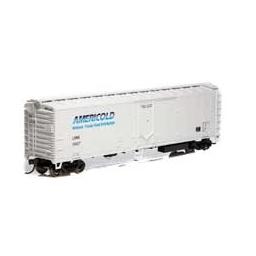 Click here to learn more about the Roundhouse HO 50'' SS Mechanical Reefer, Americold #20127.
