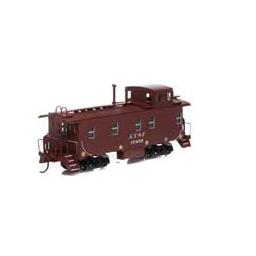 Click here to learn more about the Roundhouse HO Cupola Caboose, SF/Brown #1545R.