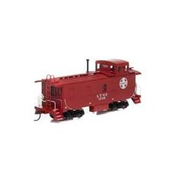 Click here to learn more about the Roundhouse HO Cupola Caboose, SF/Red #1735.