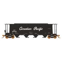 Click here to learn more about the Rapido Trains Inc. HO 3800 Covered Hopper, CPR/Script.