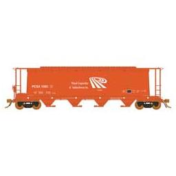 Click here to learn more about the Rapido Trains Inc. HO 3800 Covered Hopper, PCSX/Potash.