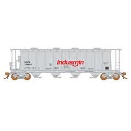 Click here to learn more about the Rapido Trains Inc. HO 3800 Covered Hopper, UNPX/Procar/Indusmin.