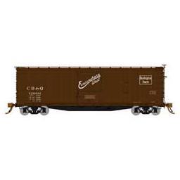 Click here to learn more about the Rapido Trains Inc. HO 40'''' Double Sheath Wood Box, CB&Q (4).