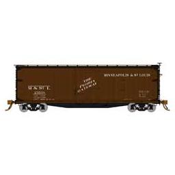 Click here to learn more about the Rapido Trains Inc. HO 40'''' Double Sheath Wood Box, M&StL (4).