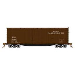 Click here to learn more about the Rapido Trains Inc. HO 40'''' Double Sheath Wood Box, PM (4).