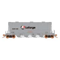 Click here to learn more about the Rapido Trains Inc. HO ACF PD3500 Flexi Flo Hop,NAHX/Lafarge Cement(6).