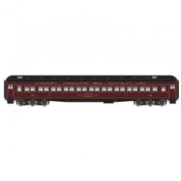 Click here to learn more about the Atlas Model Railroad HO Heavyweight Paired Window Coach, TH&B #85.