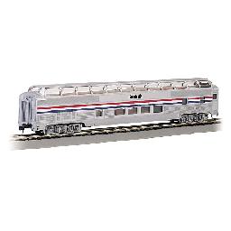 Click here to learn more about the Bachmann Industries HO 85'' Budd Full Dome/Lighted, Amtrak/Phase II.