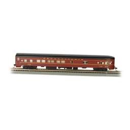 Click here to learn more about the Bachmann Industries HO 85'' Smooth Side Observation Car, PRR.
