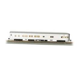 Click here to learn more about the Bachmann Industries HO 85'' Smooth Side Observation Car, Undec/Aluminum.