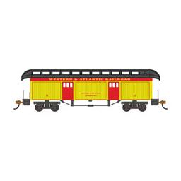Click here to learn more about the Bachmann Industries HO Old Time Baggage Car, W&A.