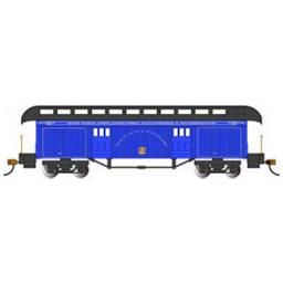 Click here to learn more about the Bachmann Industries HO Old Time Baggage Car, B&O/Royal Blue.