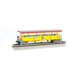 Click here to learn more about the Bachmann Industries HO Open-Sided Excursion Car w/Seats, Ringling Bros.