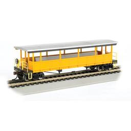 Click here to learn more about the Bachmann Industries HO Open Excursion Car, Silver & Yellow.