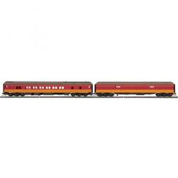 Click here to learn more about the M.T.H. Electric Trains HO Heavyweight Baggage/Sleeper, MILW.