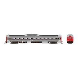 Click here to learn more about the Rapido Trains Inc. HO Scale RDC-1 (DC/Silent) CN Wet Noodle Ph2 #6104.