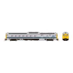 Click here to learn more about the Rapido Trains Inc. HO Scale RDC-3 DC/Silent VIA Rail Early Ph2 #6351.
