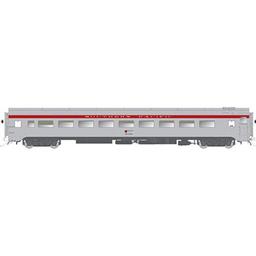 Click here to learn more about the Rapido Trains Inc. HO Lightweight Coach, SP/Silver/Red #2392.