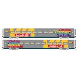 Click here to learn more about the Rapido Trains Inc. HO LRC Coach, Canada/150 #3355.