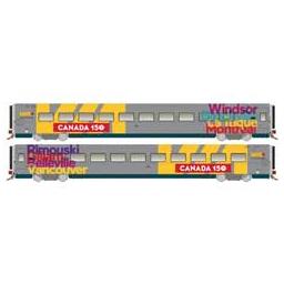 Click here to learn more about the Rapido Trains Inc. HO LRC Coach, Canada/150 #3364.
