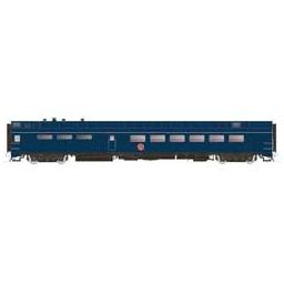 Click here to learn more about the Rapido Trains Inc. HO Lightweight PS Diner/Lounge, MP/Jenks Blue #843.