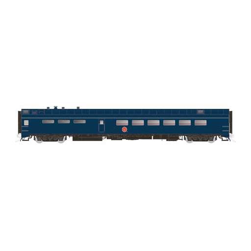 Rapido Trains Inc. HO Lightweight PS Diner/Lounge, MP/Jenks Blue #843