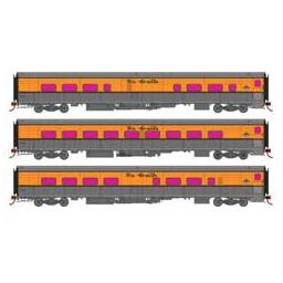 Click here to learn more about the Rapido Trains Inc. HO Ski Train, D&RGW Set 1 (3).
