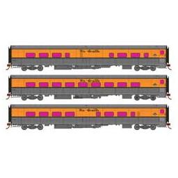 Click here to learn more about the Rapido Trains Inc. HO Ski Train, D&RGW Set 2 (3).
