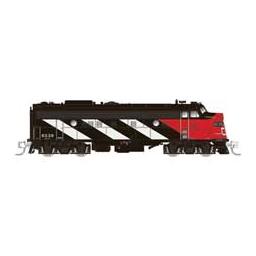 Click here to learn more about the Rapido Trains Inc. N Scale CN FP9A (DC/Silent): CN Stripes #6516.